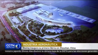 Boeing inaugura su primera fábrica en Zhoushan, China