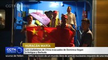 Los ciudadanos de China evacuados de Dominica llegan a Antigua y Barbuda