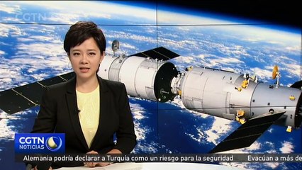 La nave de carga Tianzhou-1 completa su tercer acoplamiento