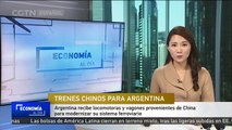 Argentina recibe locomotoras y vagones provenientes de China para modernizar su sistema ferroviario