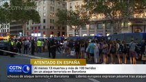 Al menos 13 muertos y más de 100 heridos en un ataque terrorista en Barcelona