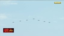 Desfile militar - Formación de Aviones Embarcados