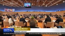 Merkel pide compromiso ante los desafíos globales