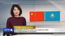 El presidente de China asistirá a la cumbre de la OCS y a la Expo Mundial en Kazajistán