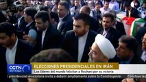 Los líderes del mundo felicitan a Rouhani por su victoria