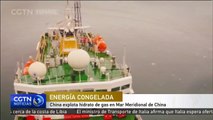 China explota hidrato de gas en Mar Meridional de China