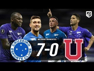 Cruzeiro 7 x 0 Universidad de Chile - MASSACRE NO MINEIRÃO (HD 60fps) Libertadores 26/04/2018