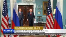 El ministro de Relaciones Exteriores de Rusia visita Washington en medio de crecientes tensiones