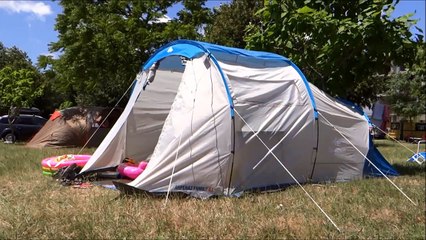 Ambient sounds from a tent in camping - 30 minutes