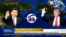 El presidente Xi Jinping conversa con su homólogo estadounidense