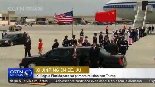 Xi Jinping llega a Florida para su primera reunión con Trump