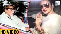 Rekha Attends Amitabh Bachchans & Rishi Kapoor's 102 Not Out Special Screening