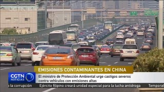El ministro de Protección Ambiental urge castigos severos contra vehículos con emisiones altas