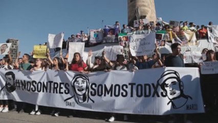 Universitarios rechazan la versión oficial sobre el asesinato de 3 estudiantes de cine