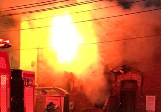 Toronto Firefighters Respond as Large Fire Engulfs Townhouse