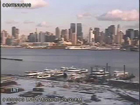 US Airways 1549 Ditching In Hudson River - Coast Guard Camera