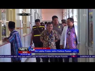 Tim Labfor Polda Jatim Periksa Pasien Miras Oplosan -NET5