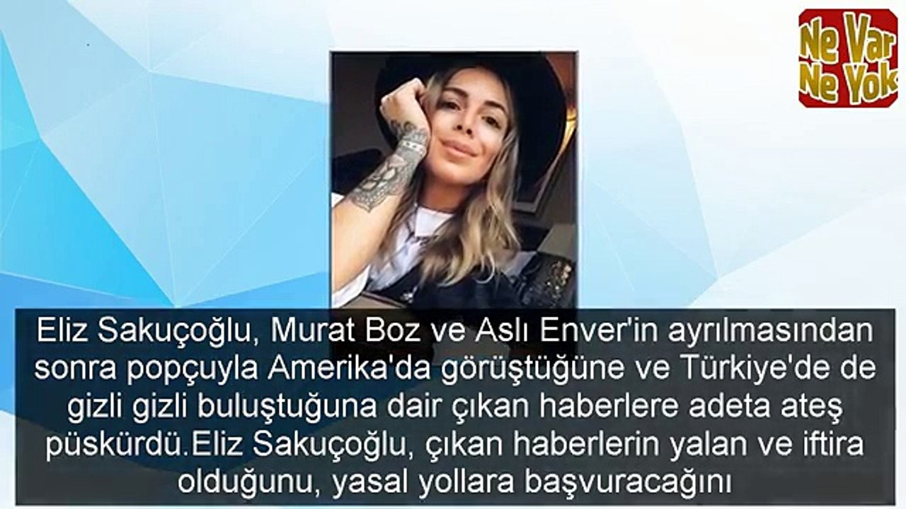 Eliz Sakuçoğlu Murat Boz iddialarına veryansın etti! Hepsi yalan