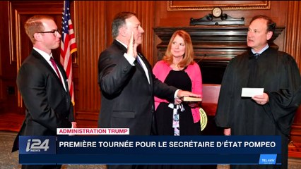 Administration Trump : première tournée pour le secrétaire d'Etat Pompeo