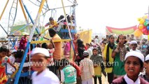 India's human powered ferris wheel!