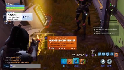 *NEW* BLIND TRADING FOR BEST WEAPONS IN FORTNITE SAVE THE WORLD PVE
