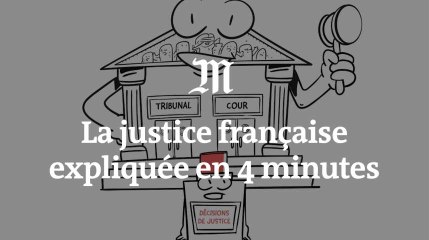 Le fonctionnement de la justice française expliqué en quatre minutes