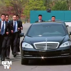 L’étonnant cortège autour de la limousine de Kim Jong-Un lors du sommet des Corées
