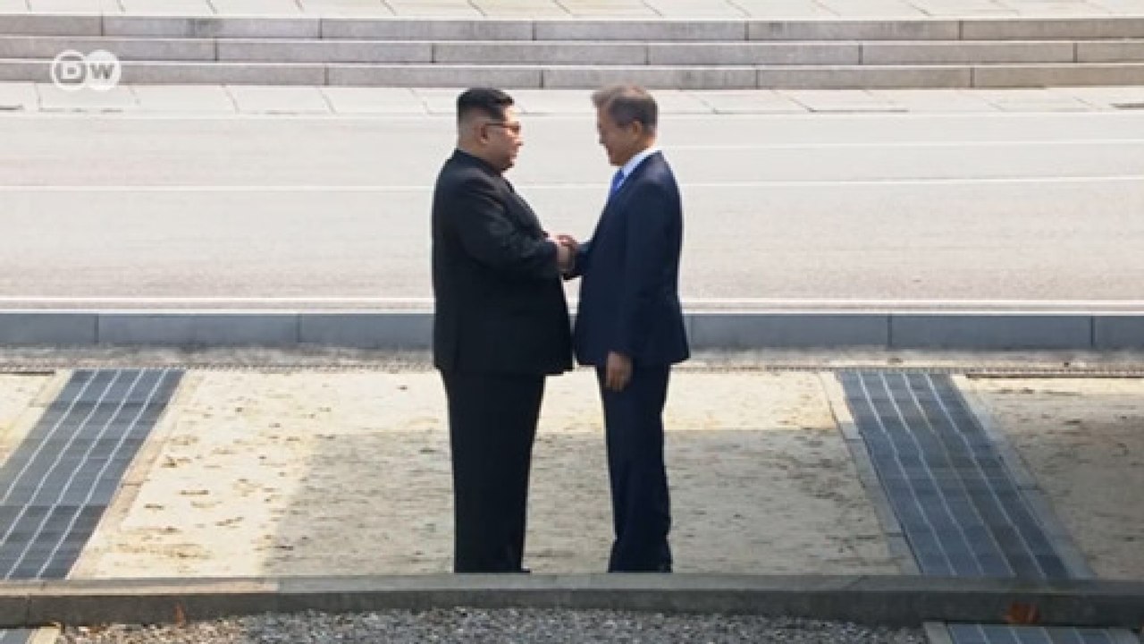Encontro histórico entre líderes das Coreias
