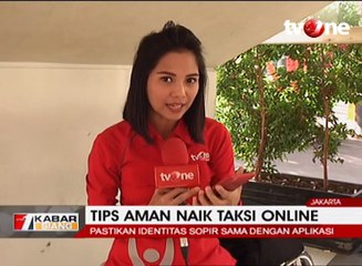 Tips Aman Naik Taksi Online