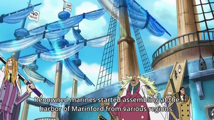 Marines and Warlords gathered up at Marineford - Garp talks to Ace! #432 | ENG SUB HD