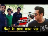 Salman Makes FAN Happy On RACE 3 Sets - Clicks With Him