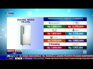 Perbandingan Harga E-Commerce: Kulkas Midea HS-235L