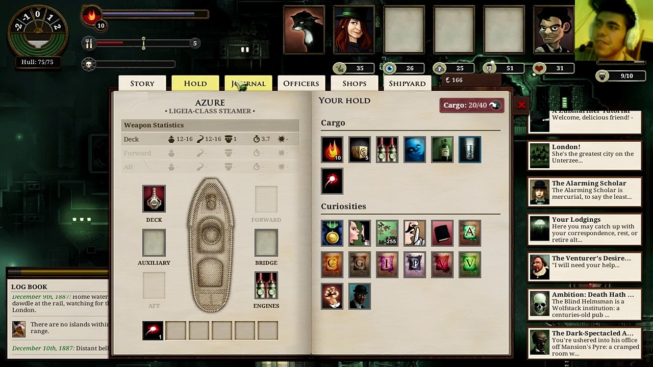 CONTRABAND! Let's play: Sunless Sea - Zubmariner - #3