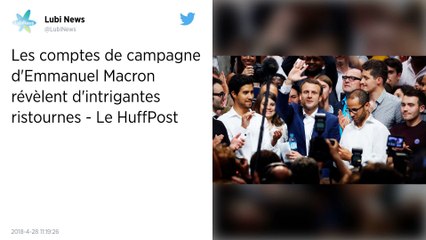 Les étonnantes réductions accordées à Emmanuel Macron durant sa campagne.