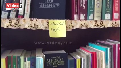 افتتاح المكتبة العلمية الثقافية بمستشفى العريش العام
