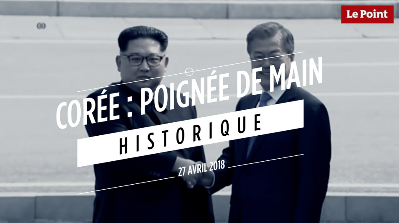Une poignée de main historique entre les deux Corées