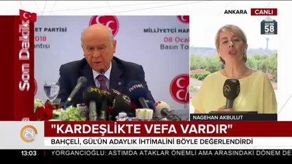 Bahçeli Abdullah Gül hakkında konuştu