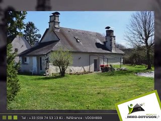 Maison A vendre Pleaux 130m2 + Jardin 1200m2