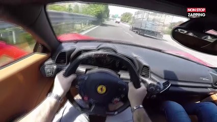 Avec sa Ferrari 458 Italia, cet homme double 285 voitures en seulement 10 minutes (Vidéo)