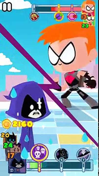 #17 Юные Титаны Вперёд - Игра про Мультики - Teens Titans GO! Teeny Titans - Мини Титаны