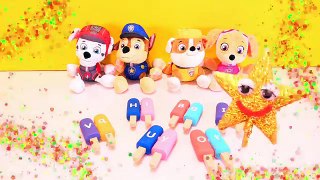 Learn ABCs with PAW PATROL ICE POP GAME+ Surprise Toys | Best Kids Alphabet Learning Video