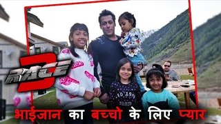 Salman Shoots RACE 3 With Kids At Sonamarg Resort