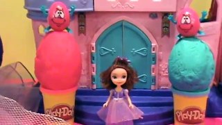 Play Doh Princess Videos SOFIA THE FIRST Mirror Toys & Surprise Play-Doh Egg