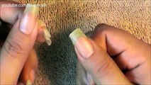 Cutting & Filing My Long Almond Shape Nails Square