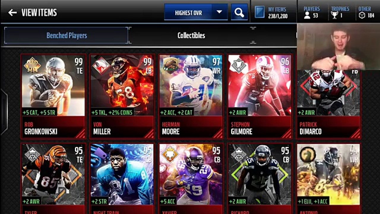 ALL LEGEND TEAM! 95 RICE, 94 LT, 93 MOSS! Best Madden Team EVER!