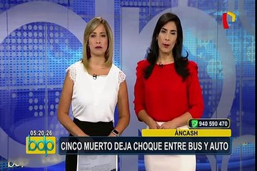 Chimbote: dos niños se salvaron de milagro tras ser embestidos por un auto