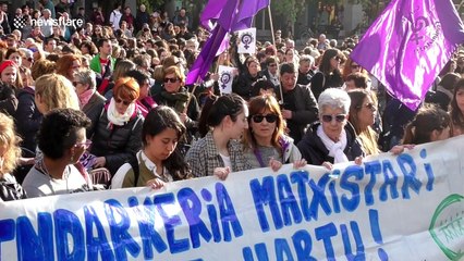 Protests held across Spain as five men cleared of teen's gang rape