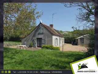 Maison A vendre Oucques 74m2 + Terrain 1331m2
