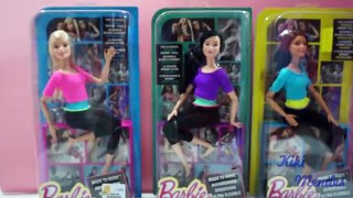 Barbie Made to Move (Pink, Purple & Blue ) - highly articulated dolls review
