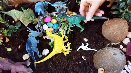 Мир Юрского Периода.Много Динозавров.Игры Мультики Динозавры.